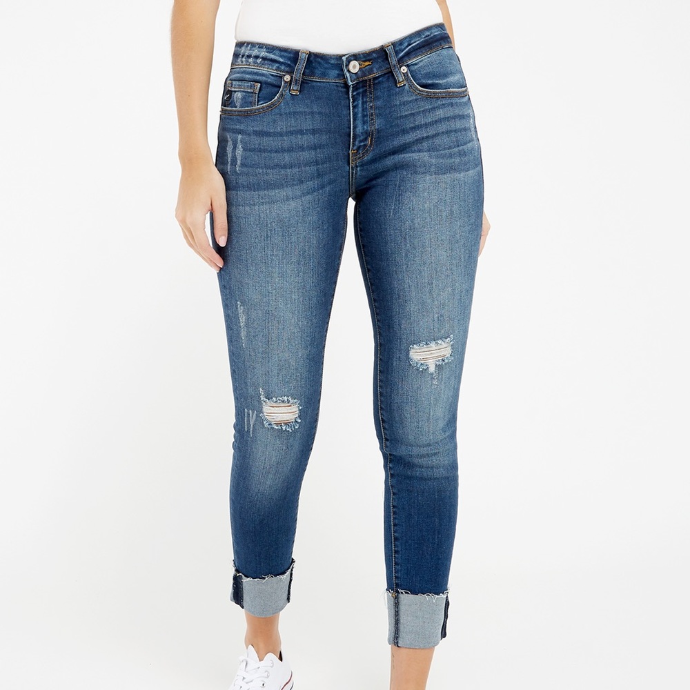 Kancan distressed skinny jean